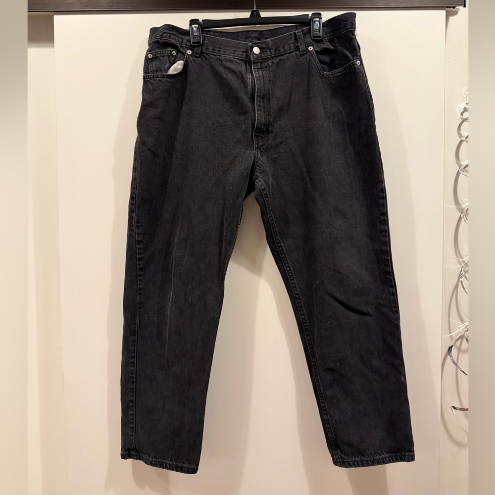 Faded Glory Men's Dark Gray Relaxed Jeans